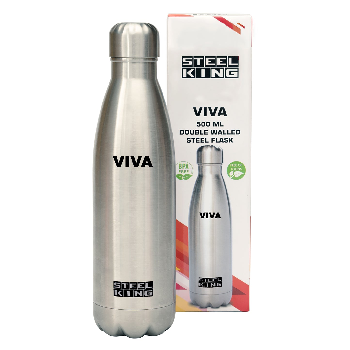 500ml Flask Double Wall Steel Bottle