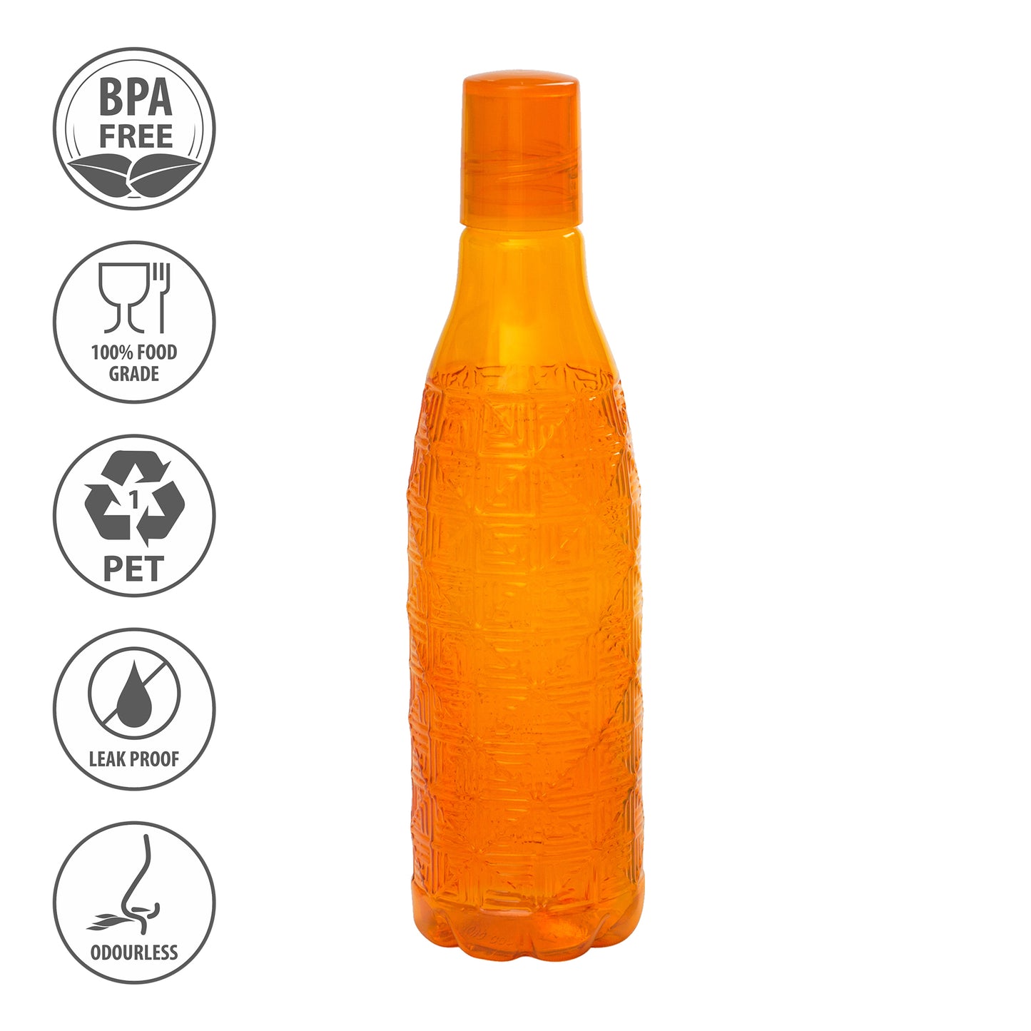 Diamond Fridge Bottle (Set of 3), Multi Color