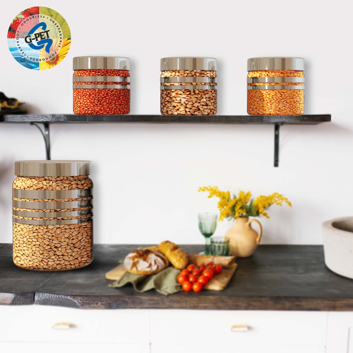 Silver Line Container 2000ml (3pcs)