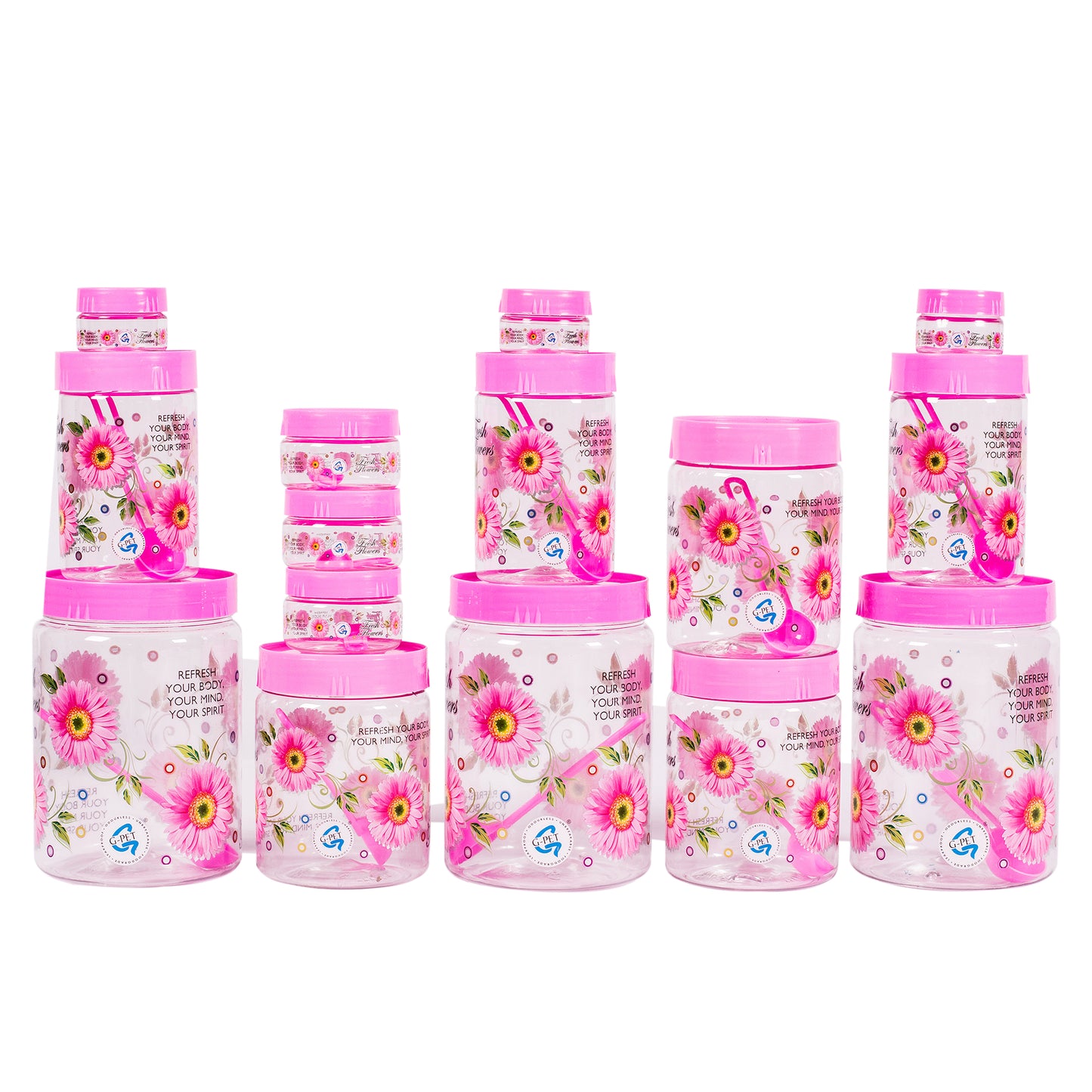 Print Magic Container - Pack of 15 - 2000 ml, 1000 ml , 700 ml , 150 ml , 50 ml