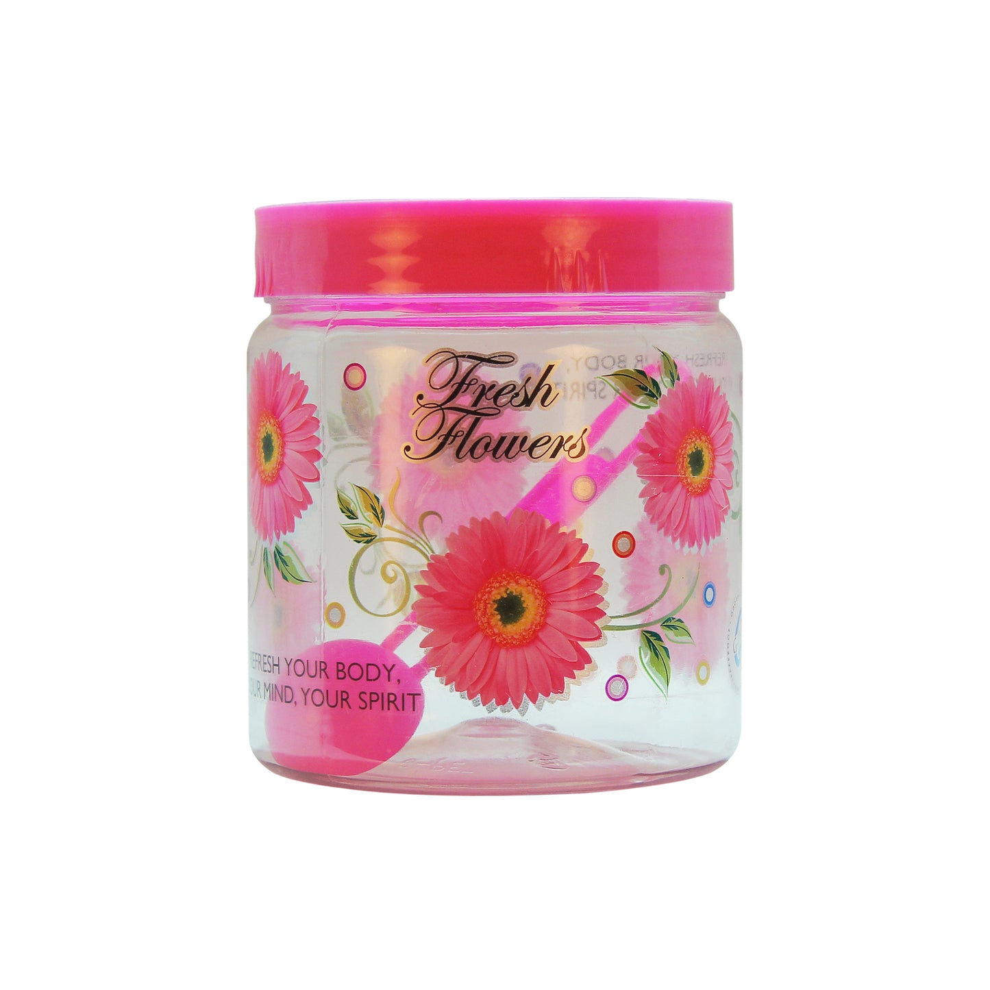Print Magic Container - Set of 3 - 1500 ml Plastic Grocery Container, Pink