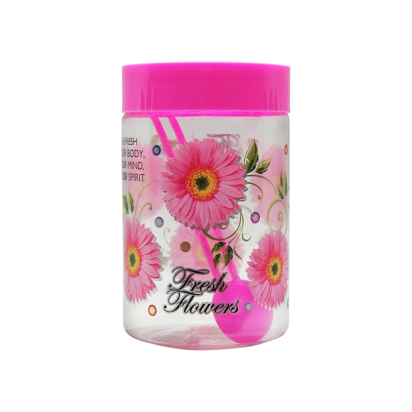 Plastic Jar Set, 750ml, 6-Pieces, Pink
