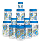 Print Magic Container Blue Pack of 12 - 2000ml (3 pcs), 1000ml (3 pcs), 750ml (3 pcs), 200ml (3 pcs) Plastic Grocery Container