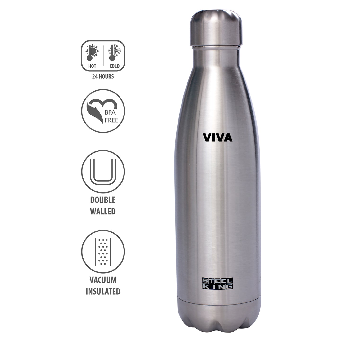 1000ml Flask Double Wall Steel Bottle