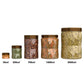 G-PET Diamonds Jars Plastic Container Coffee Cap (Set Of 15B) 2000ml (3pcs), 1000ml (3pcs), 700ml (3pcs), 200ml (3pcs), 50ml (3pcs)