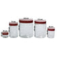 Checkers Jars Plastic Container Brown Cap (Set of 20) 1800ml, 1200ml, 450ml, 200ml, 50ml
