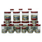 Checkers Jars Plastic Container Brown Cap (Set of 20) 1800ml, 1200ml, 450ml, 200ml, 50ml