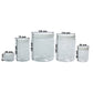 Checkers Jars Plastic Container White Cap (Set of 20) 1800ml, 1200ml, 450ml, 200ml, 50ml