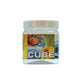 Cube PET Jar / Container PET Plastic Airtight Container with White Cap (6, 350ML)