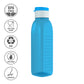 GPET Polypropylene Water Bottle Set with Flip Cap 500ML (Set Of 6, Orchid-Multicolor)
