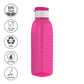GPET Polypropylene Water Bottle Set with Flip Cap 500ML (Set Of 6, Orchid-Multicolor)