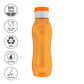 GPET Polypropylene Water Bottle Set with Flip Cap 500ML (Set Of 6, Pansy-Multicolor)