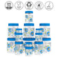 Print Magic Container Blue Pack of 15 - 1500ml (3 pcs), 1000ml (3 pcs), 450ml (3 pcs) 200ml (3 pcs), 50ml (3 pcs)