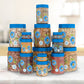 Print Magic Container Blue Pack of 15 - 1500ml (3 pcs), 1000ml (3 pcs), 450ml (3 pcs) 200ml (3 pcs), 50ml (3 pcs)
