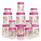 Print Magic Container Pink Pack of 15 - 1500ml (3 pcs), 1000ml (3 pcs), 450ml (3 pcs), 200ml (3 pcs), 50ml (3 pcs)