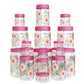 Print Magic Container Pink Pack of 18 - 2000ml (3 pcs), 1000ml (3 pcs), 750ml (3 pcs), 200ml (3 pcs), 150ml (3 pcs), 50ml (3 pcs)