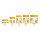 Print Magic Container Yellow Pack of 18 - 1500ml (3 pcs), 1000ml (3 pcs), 450ml (3 pcs), 200ml (3 pcs), 50ml (6 pcs)