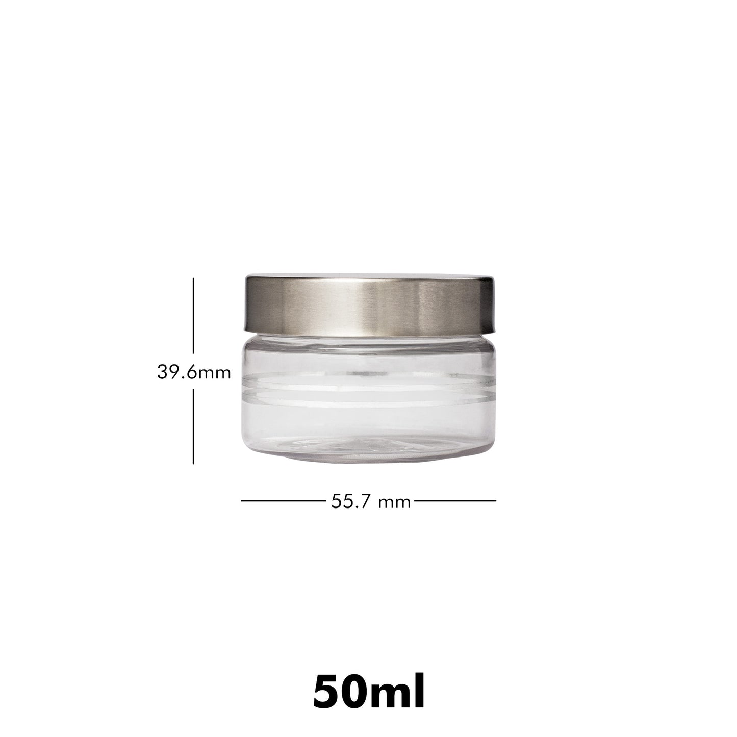 Silver Line Container 50ml (6pcs)