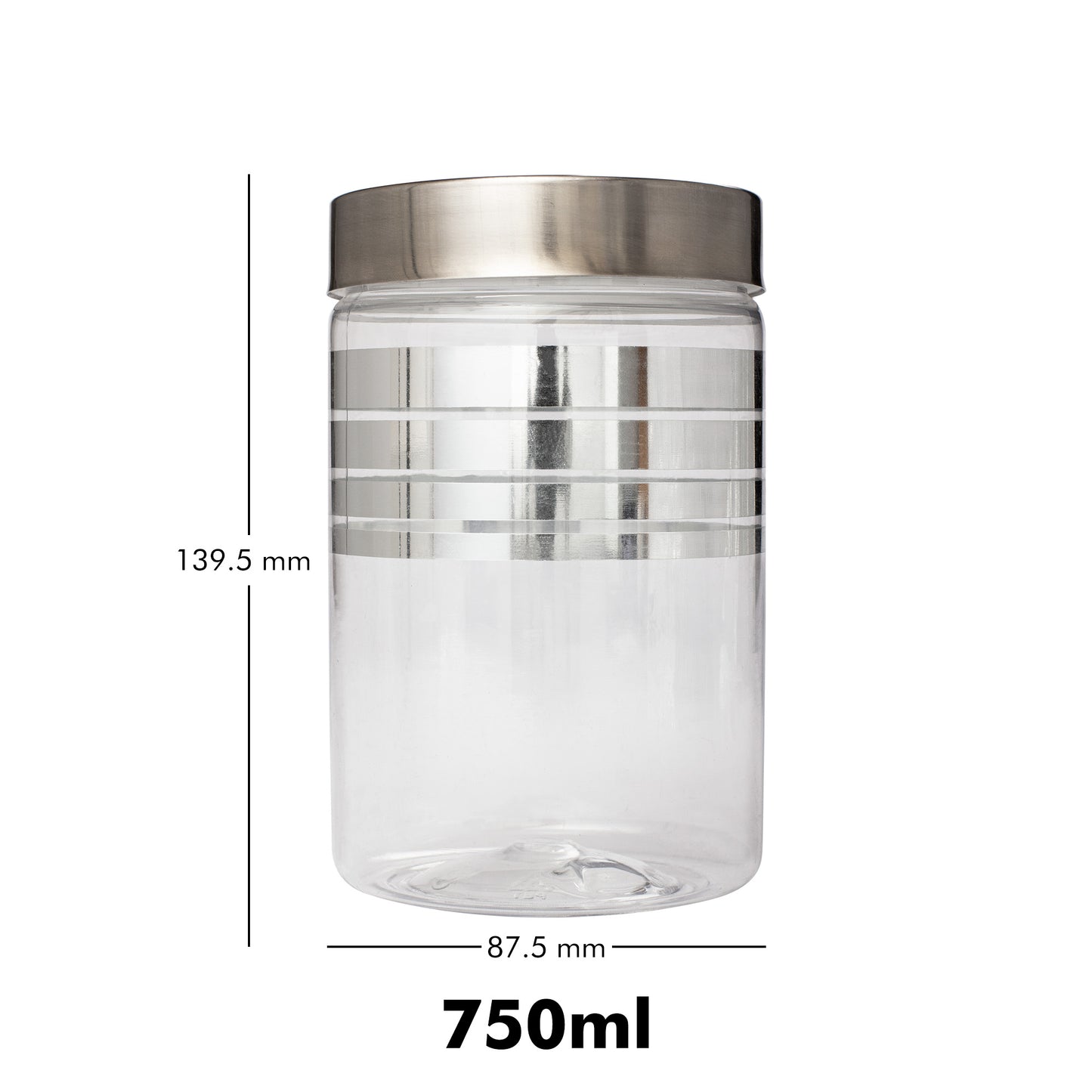 Silver Line Container 750ml (3pcs)