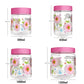 Print Magic Container Pink Pack of 12- 1500ml (3 pcs), 1000ml (3 pcs), 450ml (3 pcs) 200ml (3 pcs)