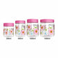 Print Magic Container Pink Pack of 12- 1500ml (3 pcs), 1000ml (3 pcs), 450ml (3 pcs) 200ml (3 pcs)