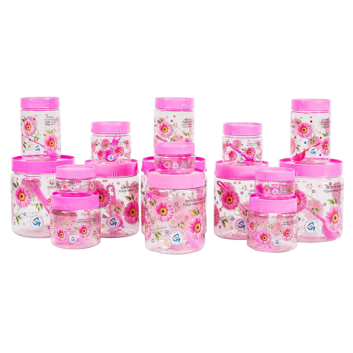 Print Magic Container - Pack of 16 - 1500 ml, 1000 ml, 450 ml, 550 ml, 250ml , 150 ml