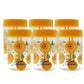 Plastic Jar Set, 450ml, 6-Pieces, Yellow