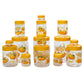 Print Magic Orange (Set Of 15) 2200 ml, 1200 ml, 450 ml, 200 ml, 50 ml Plastic Grocery Container, Yellow