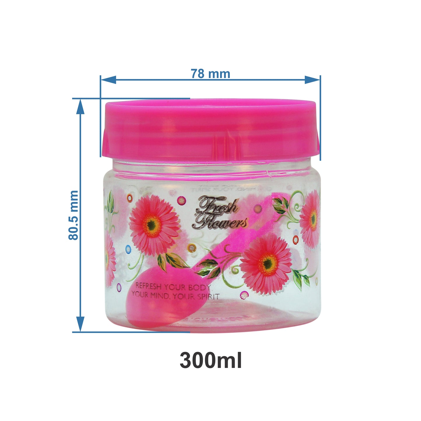Print Magic Container - Pink Pack of 21 - 50 ml, 150 ml, 250 ml, 450 ml, 550 ml
