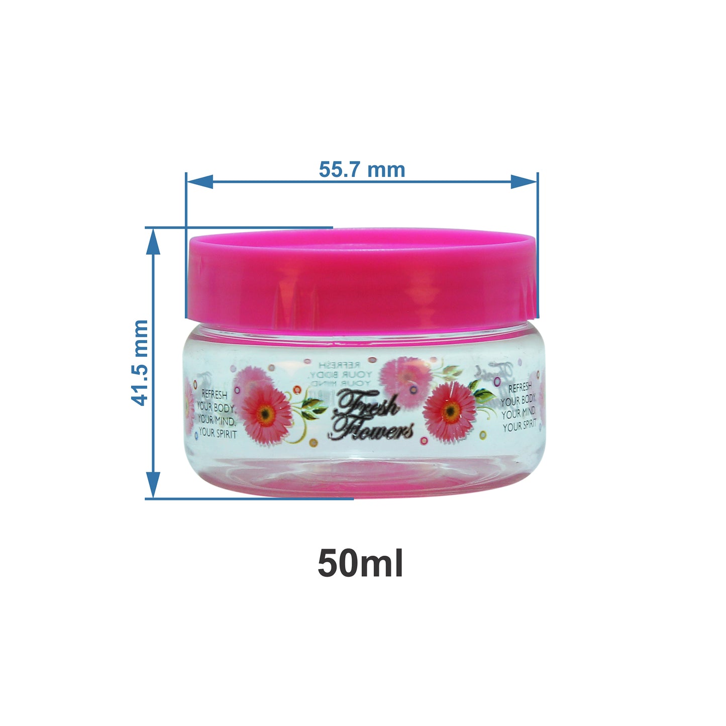 Print Magic Container - Pink Pack of 21 - 50 ml, 150 ml, 250 ml, 450 ml, 550 ml