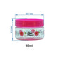 Plastic Jar Set, 50ml, 6-Pieces, Pink