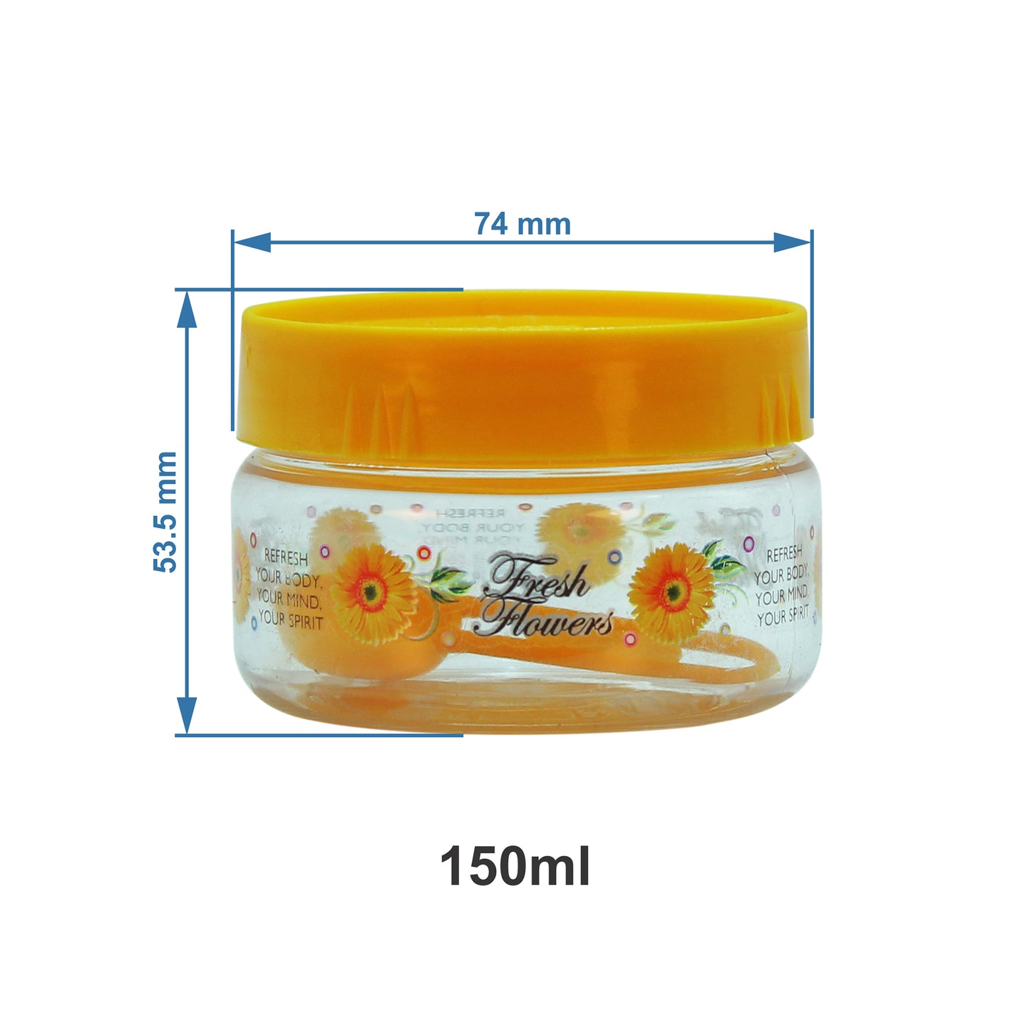 Print Magic Container - Pack of 16 - 1500 ml (3 pcs), 1000 ml (3 pcs), 450 ml (3pcs), 550 ml (2 pcs) 250 (2 pcs), 150 ml (3 pcs)