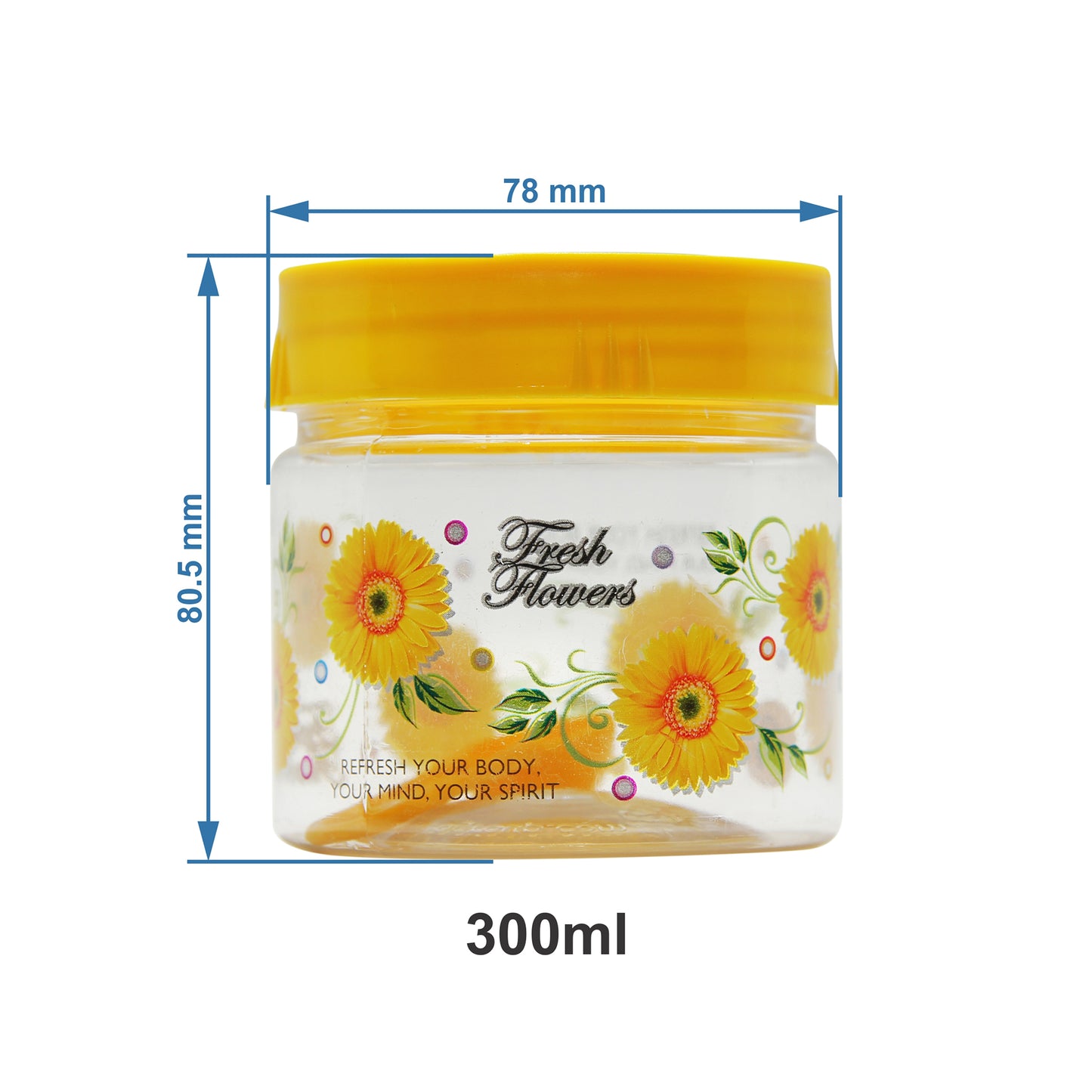 Print Magic Container - Pack of 16 - 1500 ml (3 pcs), 1000 ml (3 pcs), 450 ml (3pcs), 550 ml (2 pcs) 250 (2 pcs), 150 ml (3 pcs)