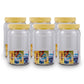 Round Jar Container (Set of 6) 1500ml