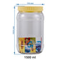 Round Jar Container (Set of 6) 1500ml