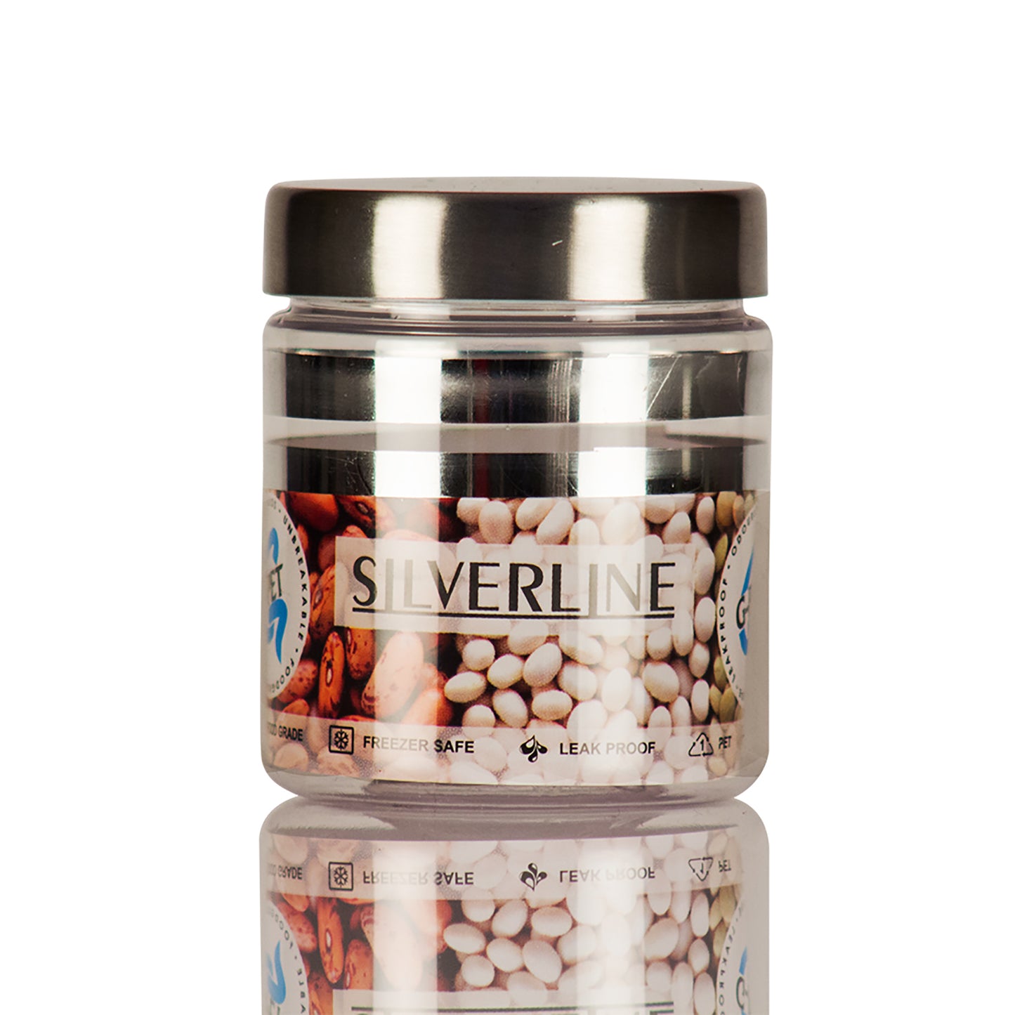 Silver Line Container 100ml (6pcs)