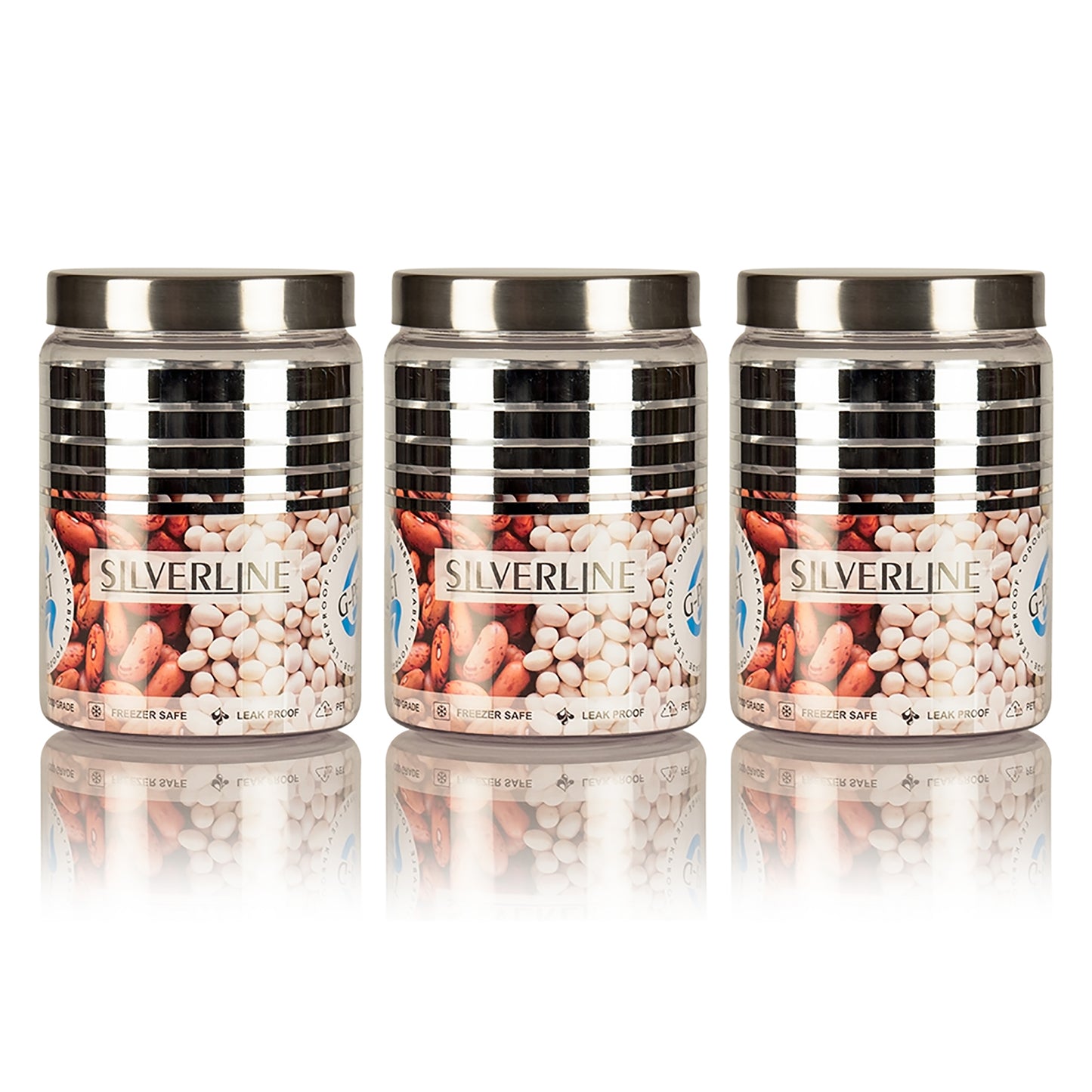 Silver Line Container 2000ml (3pcs)