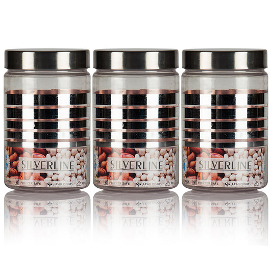 Silver Line Container 750ml (3pcs)