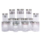 Silver Line Container - Pack of 12C - 2000ml (3pcs), 1000ml, 750ml, 200ml