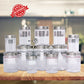 Silver Line Container - Pack of 12C - 2000ml (3pcs), 1000ml, 750ml, 200ml