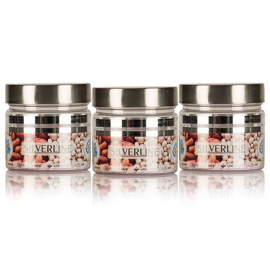 Silver Line Container - 300ml (3pcs)