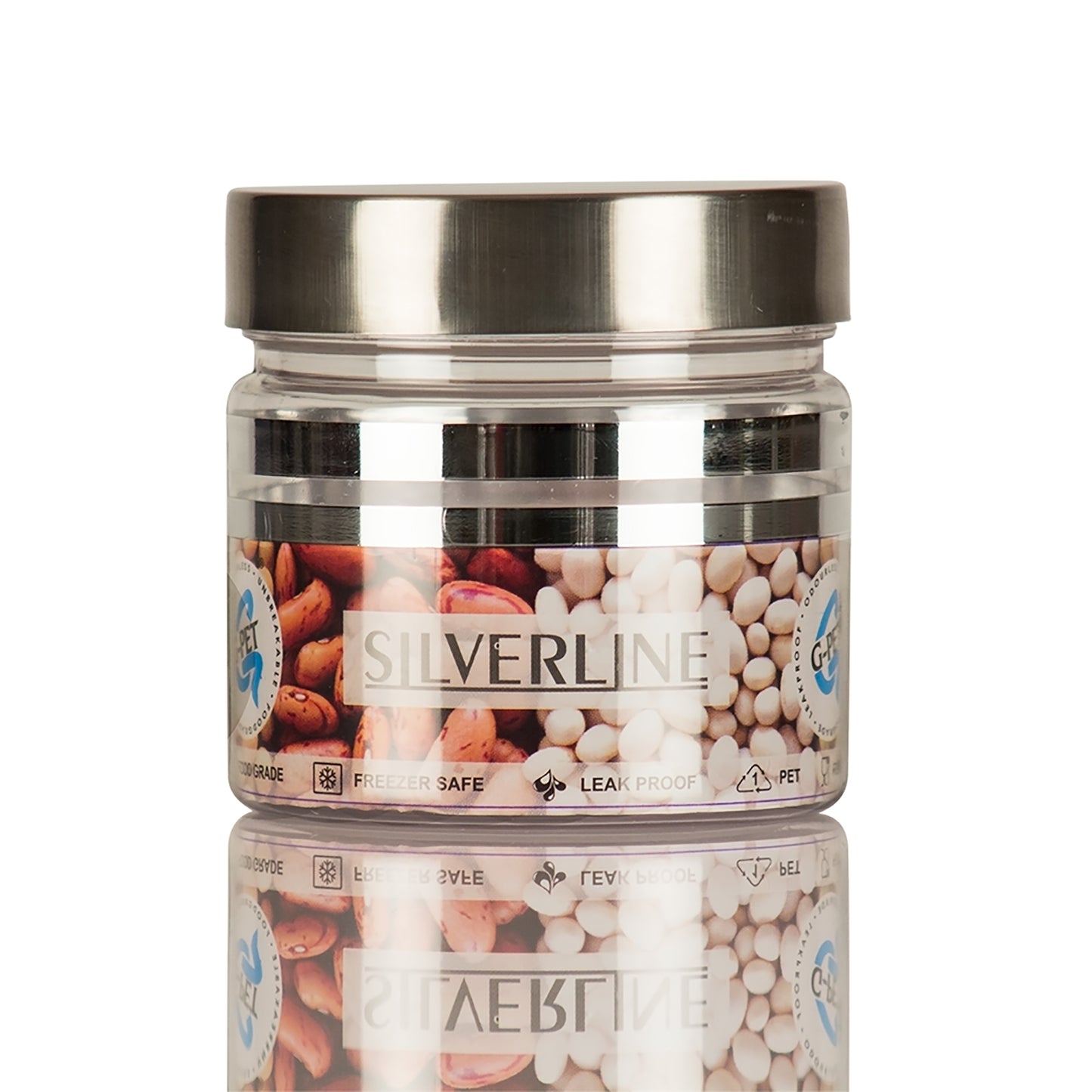 Silver Line Container - 300ml (3pcs)