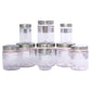 Silver Line Containers (Set Of 9) 9B - 1500ml, 1000ml, 450ml
